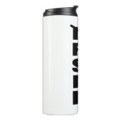 Zitate für unendliche Möglichkeiten Thermosbecher (Nach links gedreht)