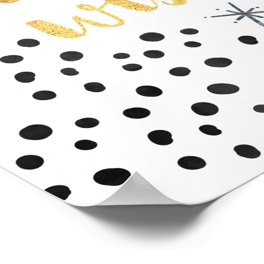 Zitate für Wünsche Poster (Ecke)