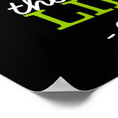 Zitate Gandhi: Liebe Leben: Schwarzweiß Poster (Ecke)