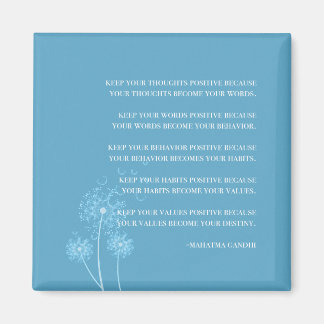 Zitate | Gandhi Zitat Gewohnheiten Magnet