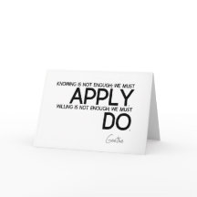 ZITATE: Goethe: Wir müssen zutreffen