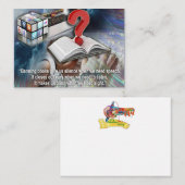 Zitate in Büchern Begleitkarte (Vorne/Hinten)