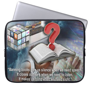 Zitate in Büchern Laptopschutzhülle