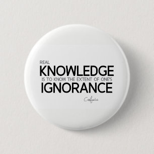 ZITATE: Konfuzius: Wirkliches Wissen Button