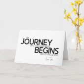 ZITATE: Lao Tzu: Reise tausend Meilen Karte (Gelbe Blume)