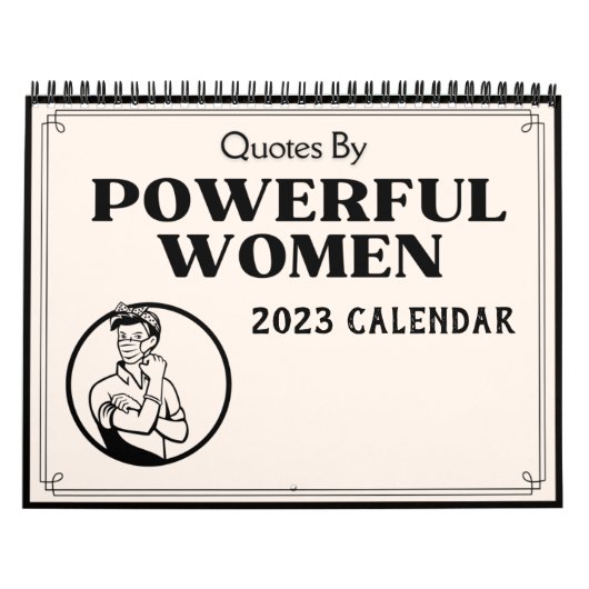 Zitate mächtiger Frauen 2023-Kalender Kalender (Titelbild)