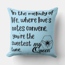 Zitate meiner Bienenkönigin Kissen