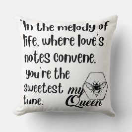 Zitate meiner Bienenkönigin Kissen