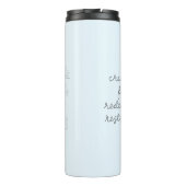 Zitate Minimalistischer Christlicher Bibelbiblioth Thermosbecher (Rückseite)