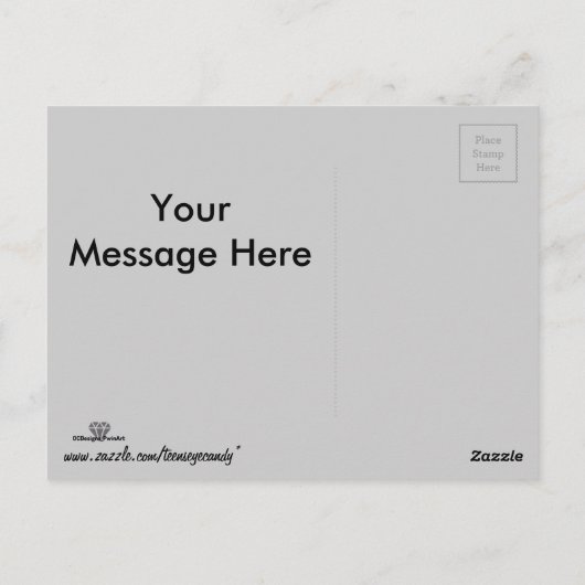 Zitate mit Bedeutung auf Postkarte (Rückseite)