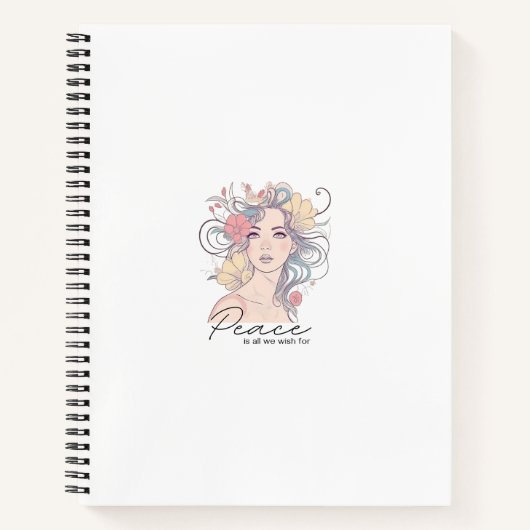 Zitate mit minimalem Design Notizblock (Vorderseite)