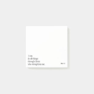 Zitate Phil 4:13 zur Inspirationsbibel Post-it Klebezettel