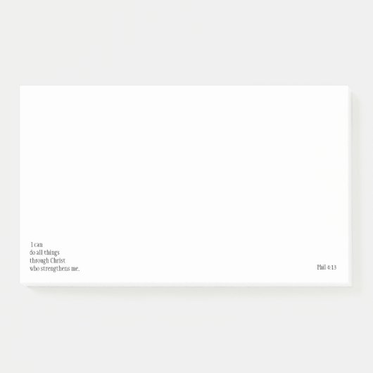 Zitate Phil 4:13 zur Inspirationsbibel Post-it Klebezettel (Vorderseite)