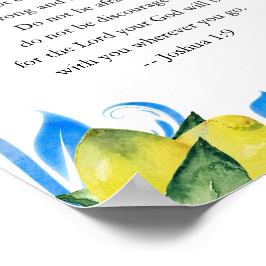 Zitate-Poster Poster (Ecke)