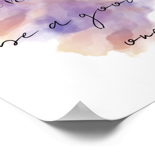 Zitate Poster-Wandkunst Poster (Ecke)