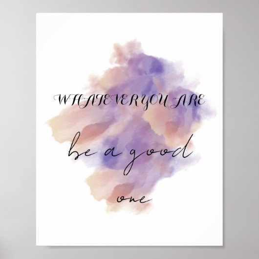 Zitate Poster-Wandkunst Poster (Vorne)