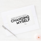 ZITATE: Rumi: Ändern Rechteckiger Aufkleber (Umschlag)