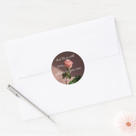 Zitate Runder Aufkleber (Umschlag)