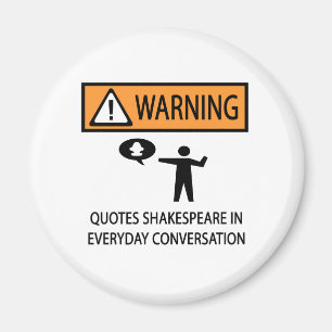 Zitate Shakespeare Magnet
