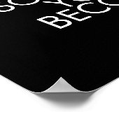 Zitate, so wie Sie denken, werden Sie Poster (Ecke)