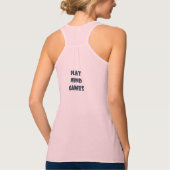 Zitate Text Ocean Style Tank Top (Rückseite)