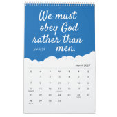 Zitate | Typografie 2026 Christlich Kalender (Mär 2027)