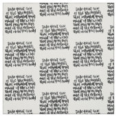 Zitate über das Leben: Kümmern Sie sich großes um Stoff (Muster)