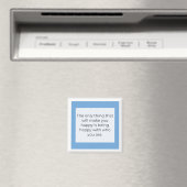 Zitate über das Leben  Magnet (In Situ (Geschirrspüler))