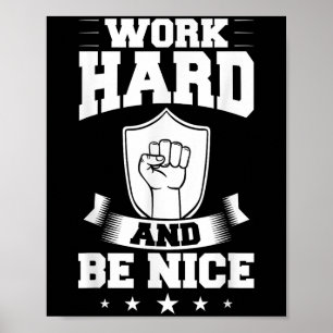 Zitate über harte Arbeit Inspirierende Motivations Poster