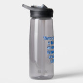 Zitate über Liebe, Leben und Freundschaft Trinkflasche (Rechts)