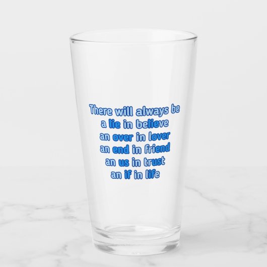 Zitate über Liebe, Leben und Tasse der Freundschaf (Vorderseite)