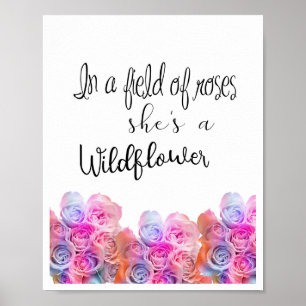 Zitate über starke Frauen Poster