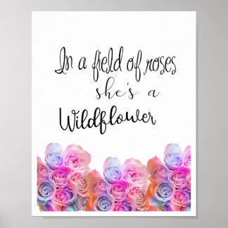 Zitate über starke Frauen Poster