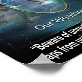 Zitate über unser Wetter Poster (Ecke)