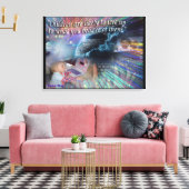 Zitate über unsere Kinder Leinwanddruck (Insitu (Wohnzimmer))