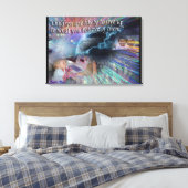 Zitate über unsere Kinder Leinwanddruck (Insitu (Schlafzimmer))