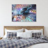 Zitate über unsere Kinder Leinwanddruck (Insitu (Schlafzimmer))