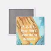 Zitate und Redewendungen des PUSH Magnet (Vorderseite/Rückseite)