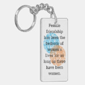 Zitate von Freundinnen Schlüsselanhänger (Vorderseite links)