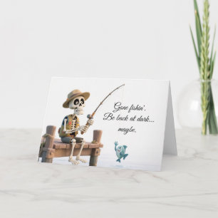 Zitate von Funny Fishing Cards Karte