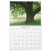 Zitate von Gottes grüner Erde+Natur-Schrift Kalender (Jan 2026)
