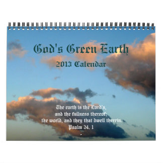 Zitate von Gottes grüner Erde+Natur-Schrift Kalender