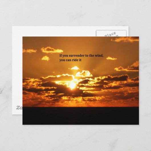 Zitate von Indianern Postkarte (Vorne/Hinten)