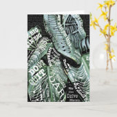 Zitate von inspirierenden Motivierend LIFE Karte (Gelbe Blume)