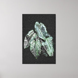 Zitate von inspirierenden Motivierend LIFE Leinwanddruck