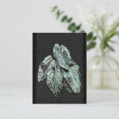 Zitate von inspirierenden Motivierend LIFE Postkarte (Stehend Vorderseite)