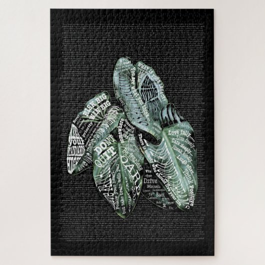 Zitate von inspirierenden Motivierend LIFE Puzzle (Vertikal)