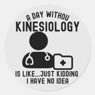 Zitate von Kinesiologen/Kinesiologie Runder Aufkleber