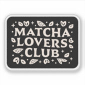 Zitate von Matcha Lover Aufkleber (Vorderseite)