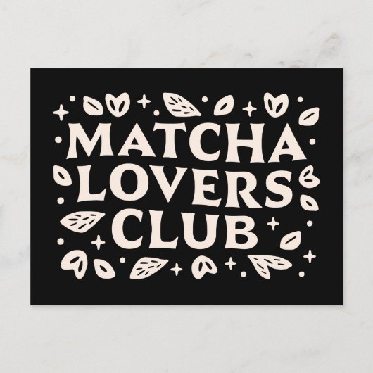 Zitate von Matcha Lover Postkarte (Vorderseite)